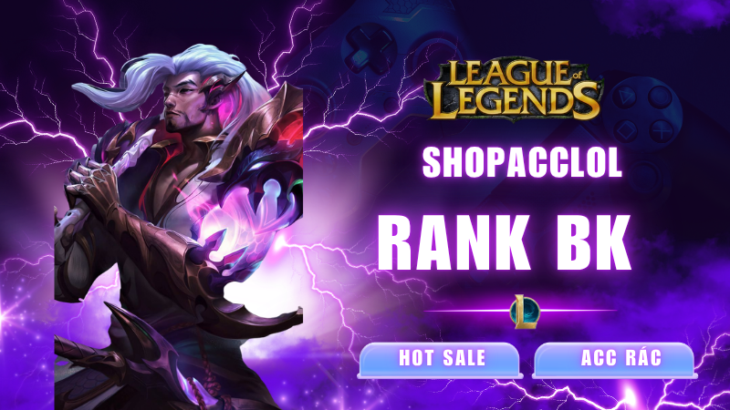 Acc Rác Rank Bạch Kim